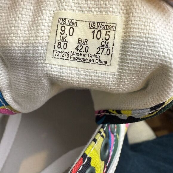 NEW VANS Kenzo x OG Old Skool LX Floral Green True White Men’s Size 9 Rare - Picture 11 of 11